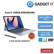 LENOVO IDEAPAD DUET 5 12IRU8 83B3000AMJ / 83B30009MJ LAPTOP (i5-1335U,16GB,512GB SSD,12.4" 2.5K,IRIS