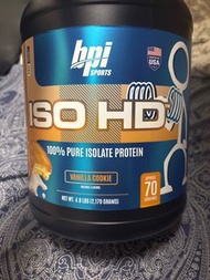 BPI Sports ISO HD 100% 分離乳清蛋白