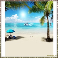 [S D K G] 3x5Ft Summer Seaside Beach Photography Background Vinyl Studio Backdrop Props