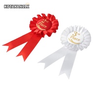 KOTAKAN1LX Ribbon Award Set, Blue,Red,White Recognition Ribbons Rosette Ribbon, Award Ribbons Honora