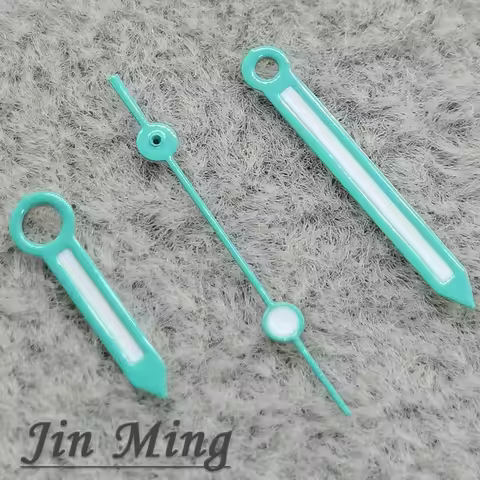 High Quality Watch Hands 12.5*12*8 C3 Green Luminous Sky Blue For NH35 NH36 7S26 7S36 4R35 4R36 Move
