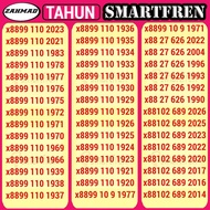 SMART-Tahun) NOCAN SMARTFREN Seri Tahun kartu perdana nomor cantik rapi murah tahun lahir