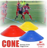 SPEEDS Cone Mangkuk Latihan Olahraga Alat Bantu Mangkok Marker 005-1 - 005-1 MERAH