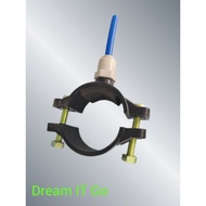 Coway , Cukoo , Elken 40mm Drain Waste Water Pipe Clamp Saddle Clips 1/4" OD Hose Quick Connection