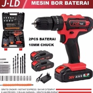 Jld Bor Cas 36Vf 10Mm Cordless Drill Toolset Bor Batere 36-2 Jld Tool