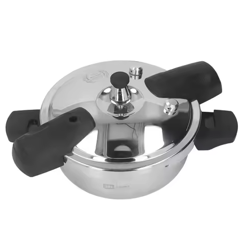 1.8L 18cm Pressure Cooker Stainless Steel Safe Explosion Proof Pressure Cooker Pot for Gas Stove Ind