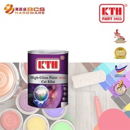 KTH High-Gloss Paint Cat Kilat 5953 1L Fast Drying 9102 White & 9103 Black