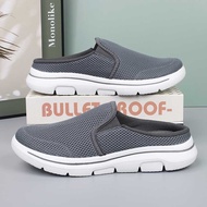 [35-48] lightweight couple Half shoes mesh men Slip on Shoes Causal shoes for women men