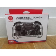 IINE Transparent Wireless Gamepad Controller for Nintendo Switch, PC