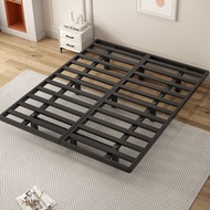 katil queen Lofter Iron Queen / Single Platform Bed Frame Metal  Bed Frame Queen Size King Bed Frame