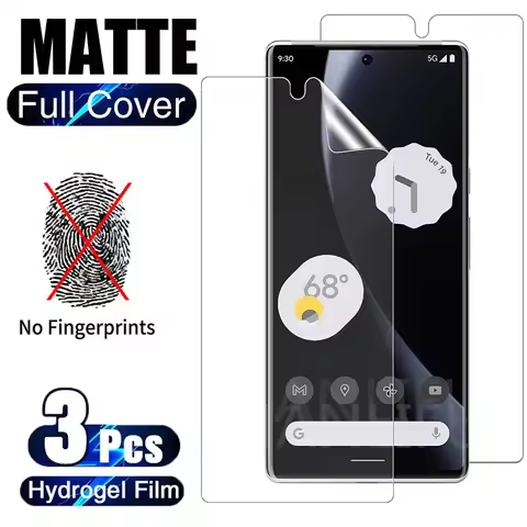 Matte Hydrogel Film For Google Pixel 7 6 8a Pro 4 3 7a Screen Protector For Google Pixel 7 6 5 4 XL 