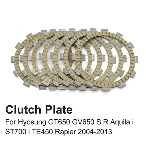 For Hyosung GT650 GV650 S R Aquila i ST700 i TE450 Rapier Motorcycle Clutch Friction Disc Plate Kits