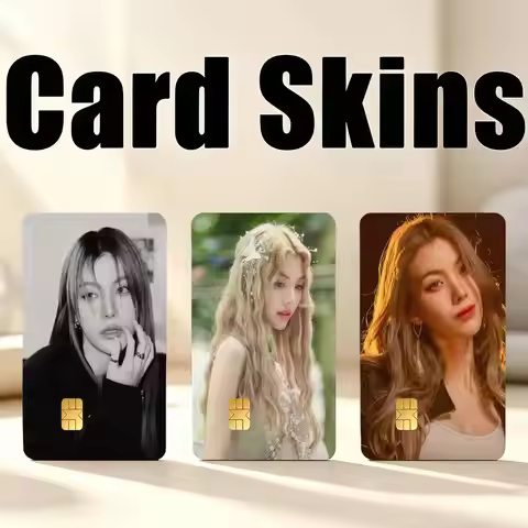 Cute O-Orm Kornnaphat 1Set 4Pcs Waterproof Card Skin Stickers for Credit Bus IC Cards