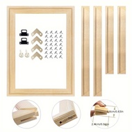 DIY Solid Wood Strip Frame Kit Photo Frame Canvas Painting Oil Painting Frame