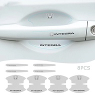 For Honda Integra Set of 8 Transparent Car Door Handle Protector Stickers for integra DC2/DB8/DC5 Ac