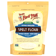 行貨 美國Bob's Red Mill有機斯佩爾特麵粉 567g #118943  ORGANIC STONE GROUND SPELT FLOUR #富含鐵，纖維和錳 #適合猶太教徒