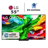 LG 55" QNED evo AI Smart TV QNED86 Mini-LED 120Hz Gaming Mode* Dolby Vision & HDR10 4K UHD 55QNED86A