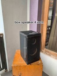 box speaker pasif model kotak 4 inch tutup grill / ram