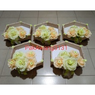 HK2#88#52 Dulang hantaran pallet hexagon siap gubah