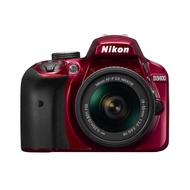 【Excellent】 Nikon D3400 Digital SLR Camera with AF-P 18-55 VR Lens Kit (Red) D3400LKRD