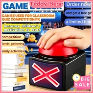 Expert Show Answer Speaker Game Answer Buzzer Alarm Button with Sound and Light Knowledge Q&A Expert