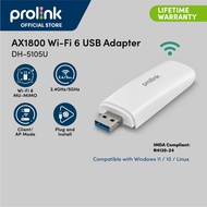 Prolink DH-5105U AX1800 Wi-Fi 6 USB Wifi Adapter 1800 Mbps Dual Band | Wifi Dongle