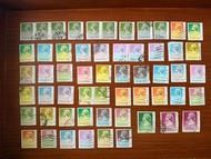 香港 80年代 通用郵票 舊郵票56枚