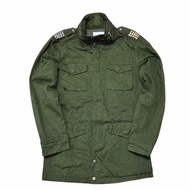 Jaket Parka Original Second Casual Pria Hijau Army