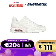 Skechers Women SKECHERS Street Tres-Air Uno Revolution-Airy Shoes - 177420-WHT Air-Cooled Memory Foam