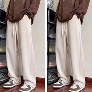 Celana corduroy Thrifthing pria wanita Baggy skinny reguler