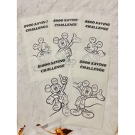 Matte Savings Challenge, Color-In Savings, Money-Saving, Coloring Savings, Saving Envelope