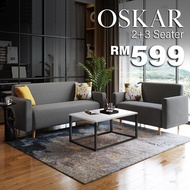 OWEN 2 or 3 Seater Fabric Sofa 2 Seater 3 Seater Set 沙发  / Lounge Chair / Hall Sofa / Hall Chair / R