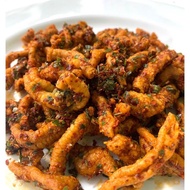 KRIPIK USUS SULTAN PEDAS DAUN JERUK 500 GR