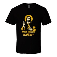 Bola Sepak Aaron Rodgers - bertema Uniseks 100% Kapas Grafik T - shirt, S - 5XL, untuk Peminat