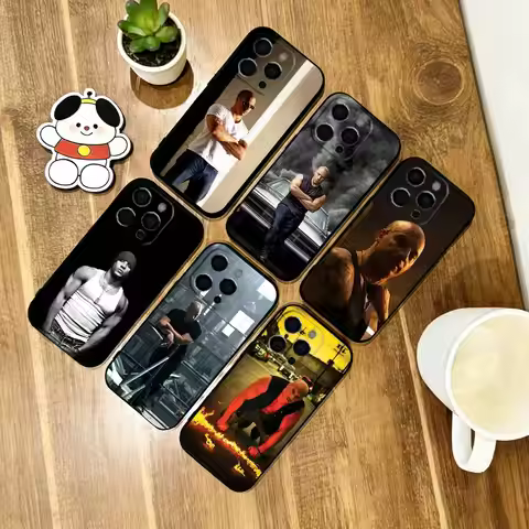 Vin Diesel Phone Case Soft Silicone black For IPhone 17 16 15 14 13 12 11 X XR Plus Pro Max Plus