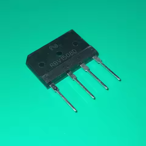 4pc/lot RBV1508D DIP4 RBV 1508D SILICON BDG RECTIFIERS Rectifier Bridge Diode Single 800V 15A 4-Pin