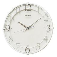 SEIKO analog white radio wave wall clock KX215W