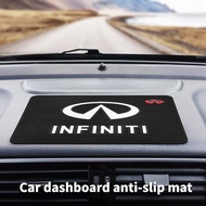 Infiniti car anti-slip mat logo silicone decorative mat suitable for Infiniti Q50L QX50 Q70 QX60 Q60