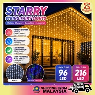 Starry String Fairy Lights 5M(216LED)&4M(96LED)Waterproof IP44 Indoor Outdoor/Lampu Hiasan Hari Raya