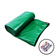 ผ้าใบกันแดดฝน  PVC (มีตาไก่)  กันน้ำสุดๆ ขนาด 3x3 เมตร ผ้าใบกันฝน ผ้าใบ ผ้าใบบังแดดฝน ผ้าใบกันแดดฝน 