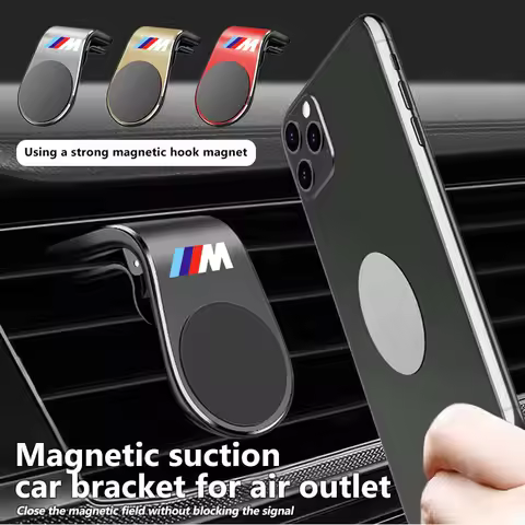 Universal Car Air Vent Magnetic Phone Navigation Holder For BMW M Performance Alpina M3 M5 M6 X1 X3 