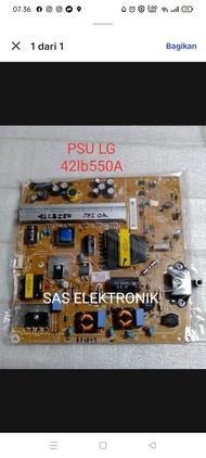 PSU POWER SUPPLAY POWER SUPLAY REGULATOR TV LED LG 42LB550A 42LB550 A