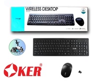 (2in1) Wireless OKER (K9300) Black