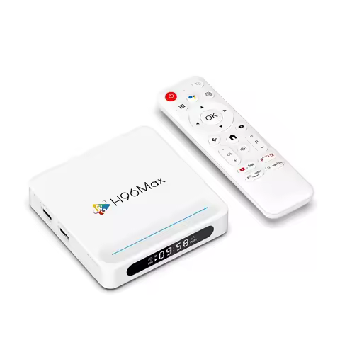 Android 14 H96 MAX H618 PLUS 8K Set Top Box Allwinner H618 Wifi6 BT5.4 Voice Assistant Media Player 