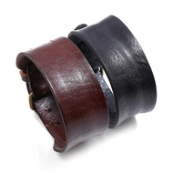 Punk Leather Bracelet Creative Simple Men's Punk Genuine Leather Bracelet