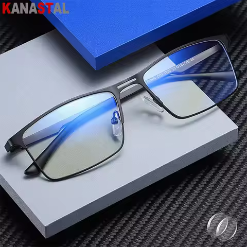 Men Optical Glasses Prescription CR39 Lenses Myopia Reading Eyewear Women Blue Light Blocking Comput