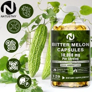 Bitter Melon Supplement Capsules 10,000MG Support Heart, Liver Detox, Antioxidant, Immune System