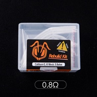 [seui43] 1Set DIY Tool Rebuild Kit Mesh Coil Resistance Wire 0.6-1.2ohm For Nautilus Film AVP
