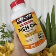 น้ำมันปลา Kirkland Fish Oil 1000 mg 400 Softgels หมดอายุ 10/24