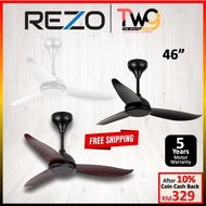 Rezo Axis 46"  / 56" DC Motor 12 Speed Remote Control Ceiling Fan